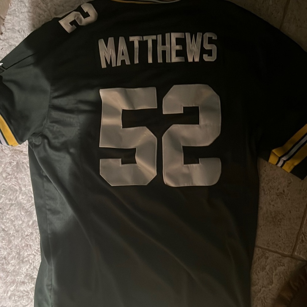 Clay Matthews #52 Green Packers Jersey